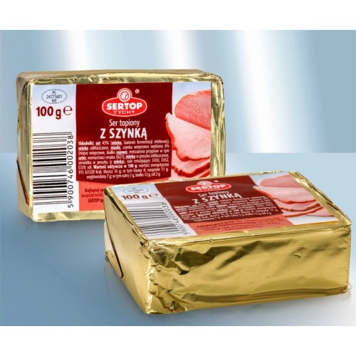 Сыр "Гауда" с ветчиной, 100g